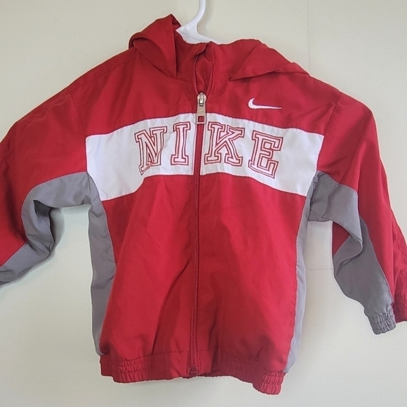 Baby Nike Full Zip Lightweight Hooded Jacket, Size 24 Months - Picture 1 of 5